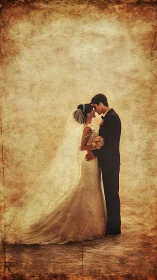 Timeless Romance Dances Between Sepia Whispers