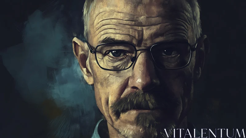 Weathered portrait of a thoughtful man in gentle shadows.