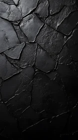 Angular cracked slate texture with glossy specular highlights and deep seams