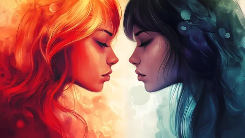 Dual Profiles in Chromatic Opposition. Warm and Cool.