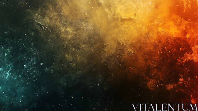 Tri-band nebular gradient illustrates textured thermal spectrum