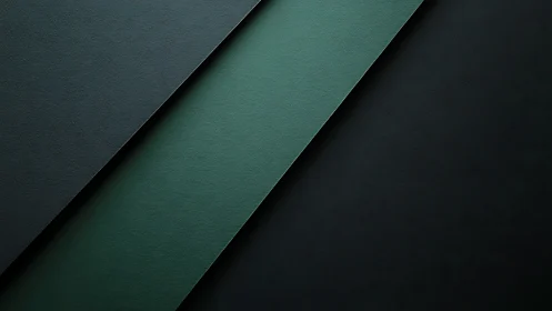 Diagonal dark green textured stripes on black background.