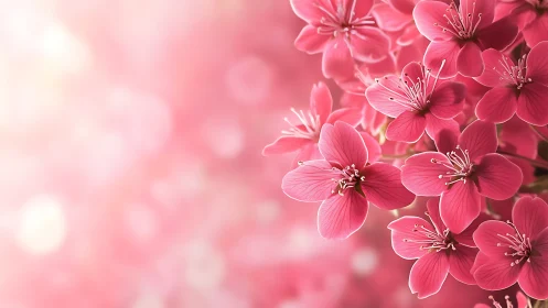 Pink flowering plant with delicate petals and visible stamens