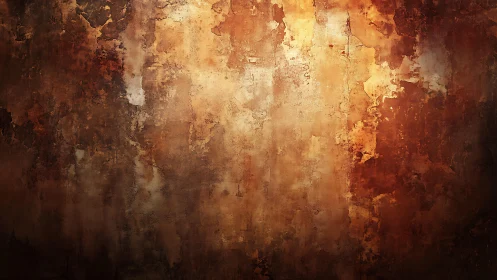Grunge Rust Texture Background with Warm Earthy Tones, Abstract Style.