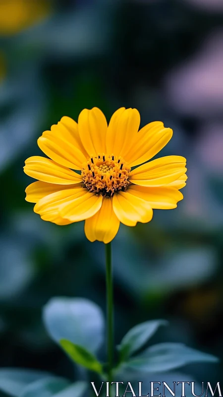 Radiant Yellow Gerbera Daisy Captures Pure Summer Joy