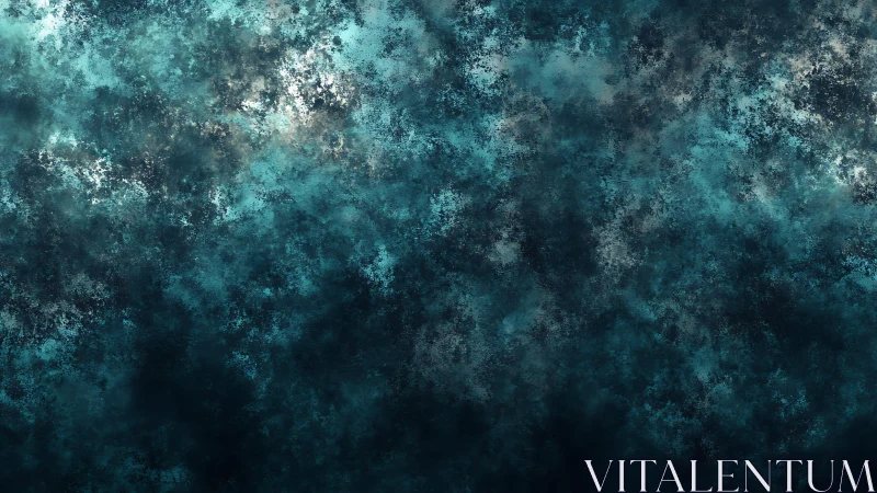 Abstract blue textured background with cloudy, painterly effect.