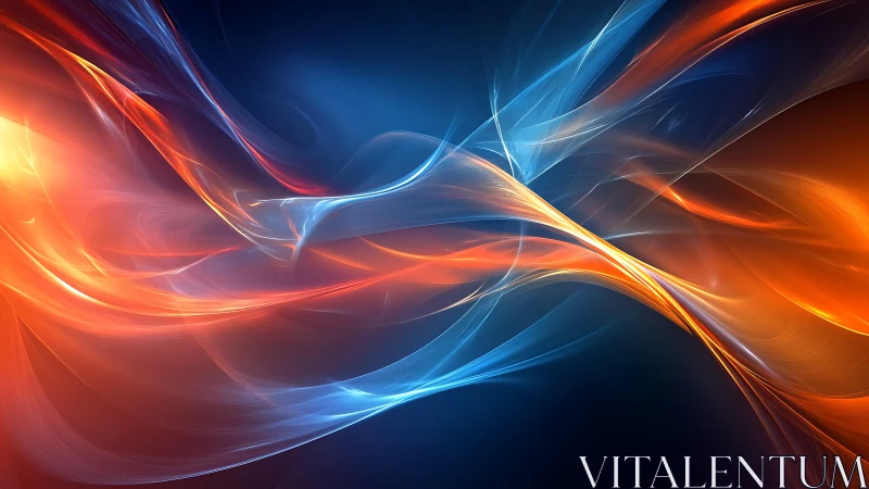 Luminous waves of fire and ice flow across a deep cosmos