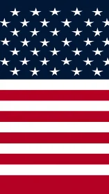 Stylized American flag design celebrates bold national pride