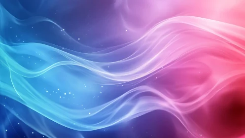 Bicolor translucent light waves on gradient background.