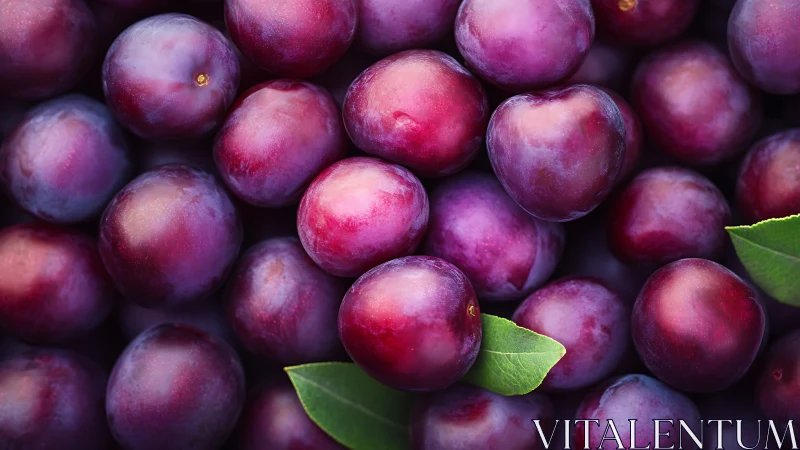 Jewel toned plums gathered in a cozy summer abundance.