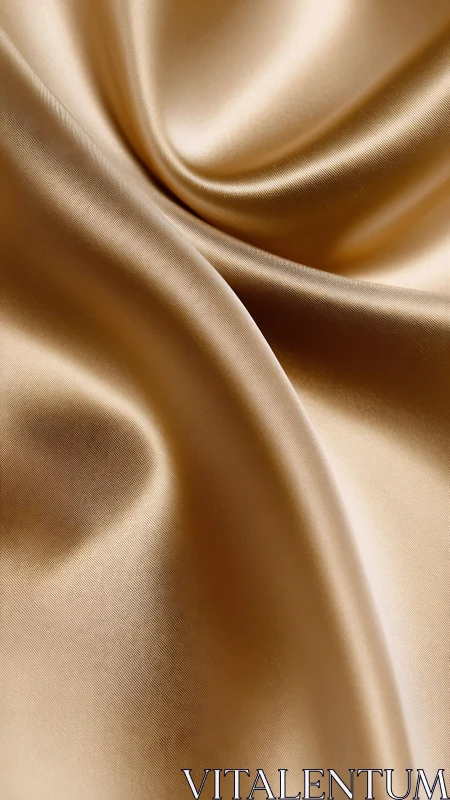 Golden satin textile folds under soft directional lighting.