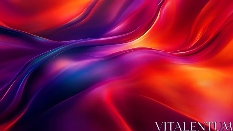 Liquid gradient waves glow with saturated neon color fields.