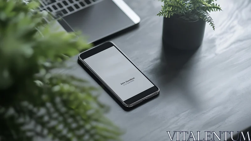 Minimalist Workspace. Modern Device Setup.