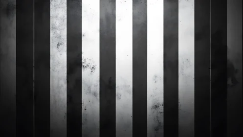 Softly weathered black and white stripes with urban calm.