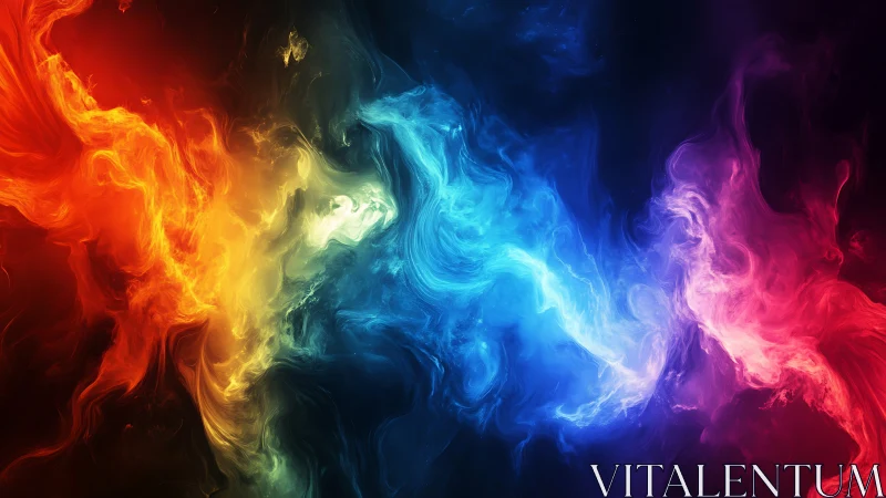 Chromatic plasma streams collide in high-energy digital abstraction