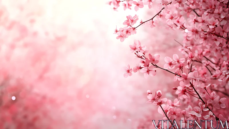 Cherry Blossom Profusion: Botanical Depth-of-Field Study.