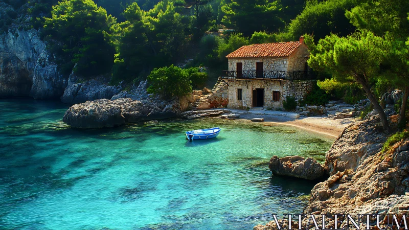 Coastal Tranquility: A Secluded Mediterranean Retreat.