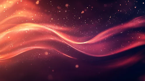 Ember tides drift through starlit dusk in molten ribbons.