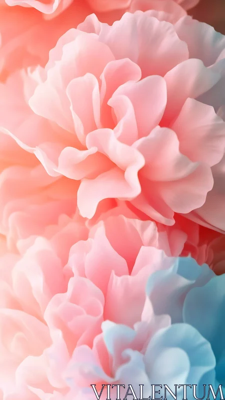 Soft Pink Peonies with Blurred Depth of Field