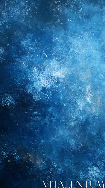 Deep textured blue abstract background with light specks.