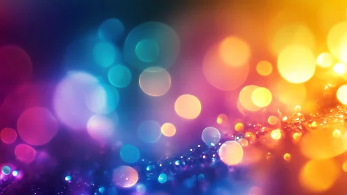 Chromatic bokeh field with spectral depth-of-focus interplay.