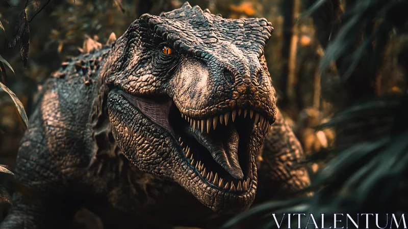 Predator of rusted dusk roars through the tangled jungle