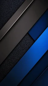 Midnight cobalt bands crossing a pebble-texture void.