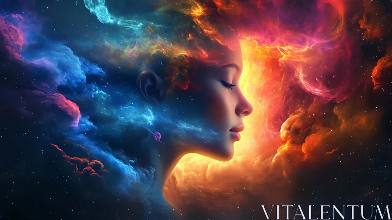 Stargazer’s Ember Mind Floating Between Nebulas of Dreamfire.