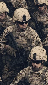 Steady resolve in a close-knit squad of modern soldiers.