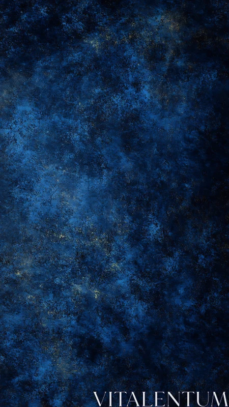 Deep cobalt textured backdrop with mottled gold particulate field