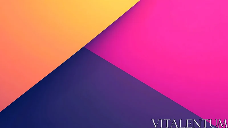 Bold geometric background with overlapping color panels.