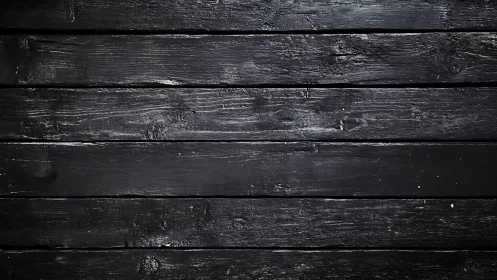 Weathered black timber planks with matte textured finish.