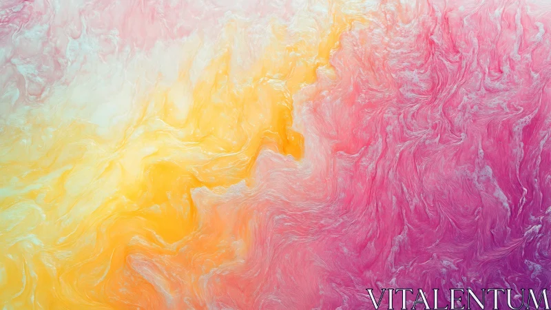 Swirling gradient abstract in yellow, orange and magenta tones.