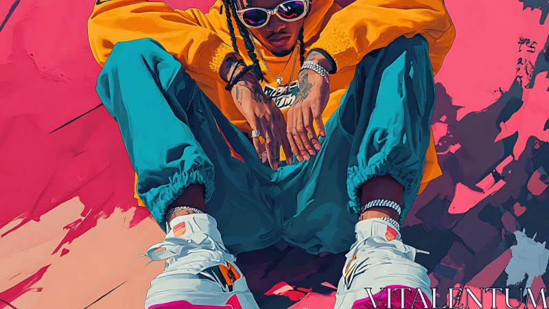 Streetlight daydream crowns the sneaker throne in neon