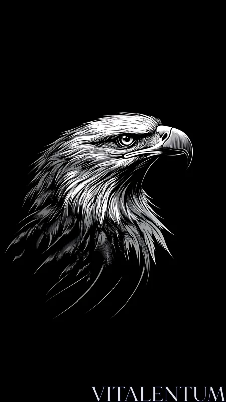 Regal eagle portrait captures bold strength in crisp detail