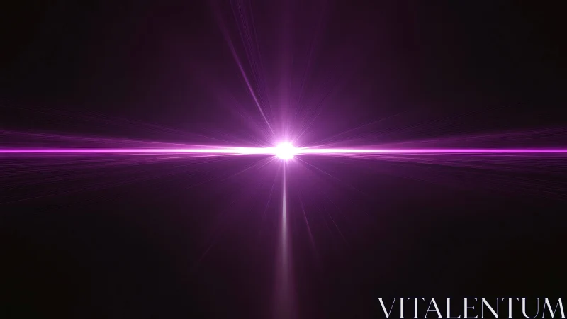 Radiant magenta laser burst across deep cosmic void.
