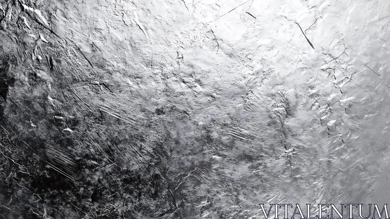 Rough scratched metal texture with high contrast lighting effect.