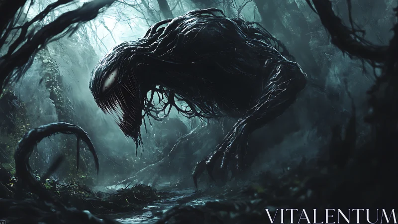 Forest gloomcrawler lurking in a tangle of living shadow.