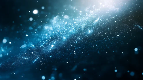 Stardust drift in deep blue night skies of quiet wonder.