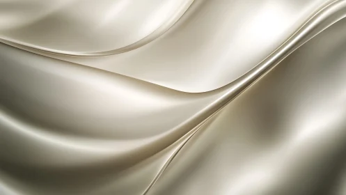Elegant flowing satin fabric abstract in soft metallic tones.
