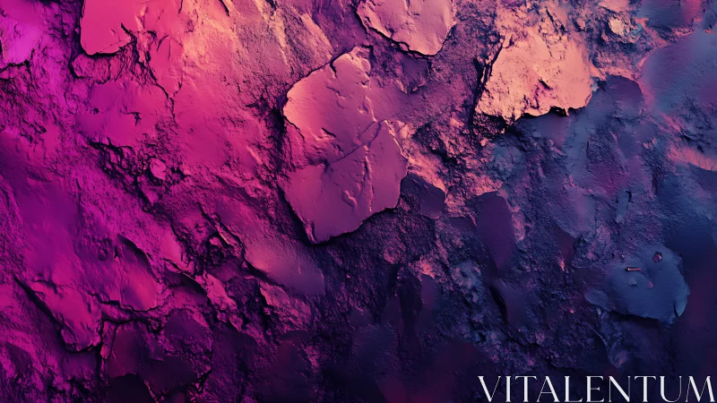 Abstract textured wall in vivid pink and purple gradient style.