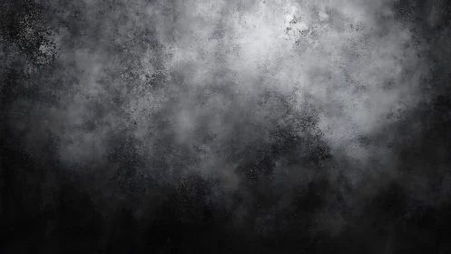 Dark gray textured grunge background with soft misty light.