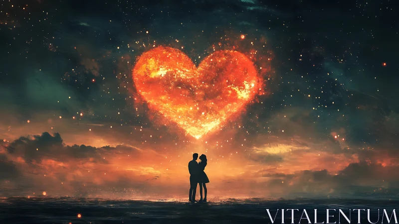 Two Hearts Ignite Against Cosmic Fire