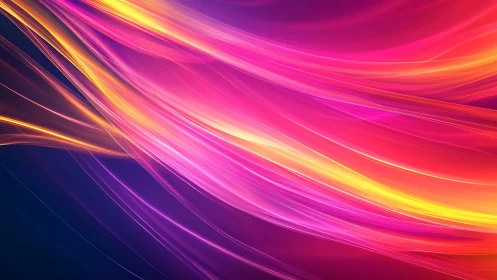 Spectral light trails form dynamic diagonal neon gradients across frame