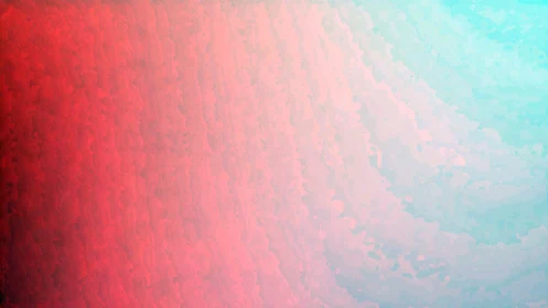 Chromatic gradient field with diffuse red to cyan transition.