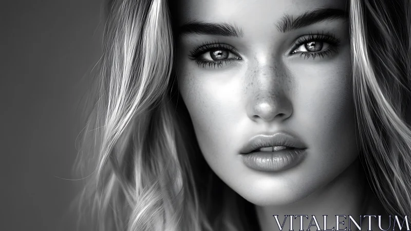 Soft light lingers on a thoughtful black and white portrait