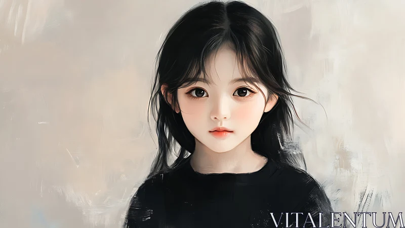 Soft-lit digital portrait studies smooth brushwork and stylized anatomy