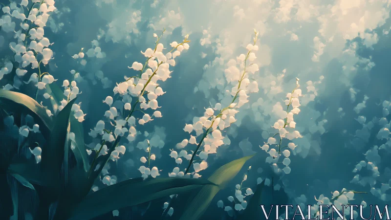 Lily of the Valley in Ethereal Light.