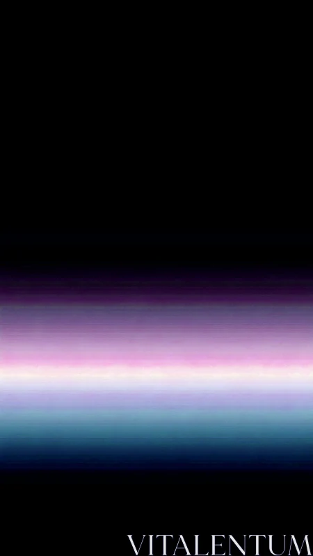 Horizontal neon gradient bands on black digital background.