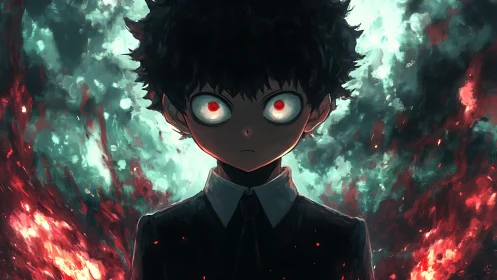 Quiet kid, glowing eyes, and a storm of hidden power.